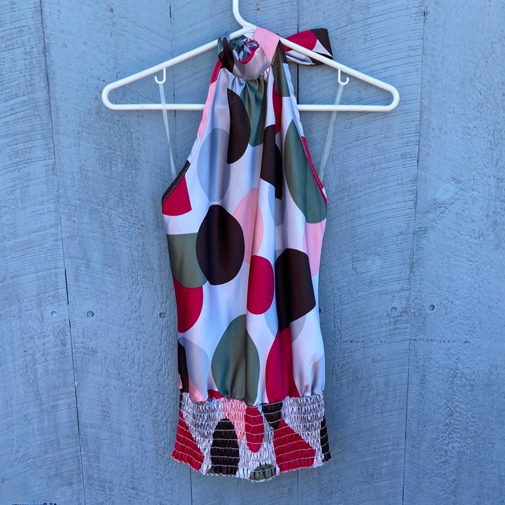 Charlotte Russe Polka Dot Hater Top